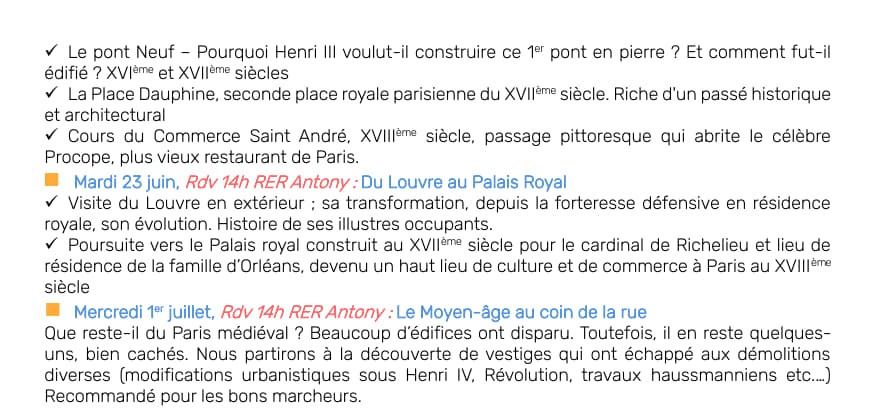 Paris Historique